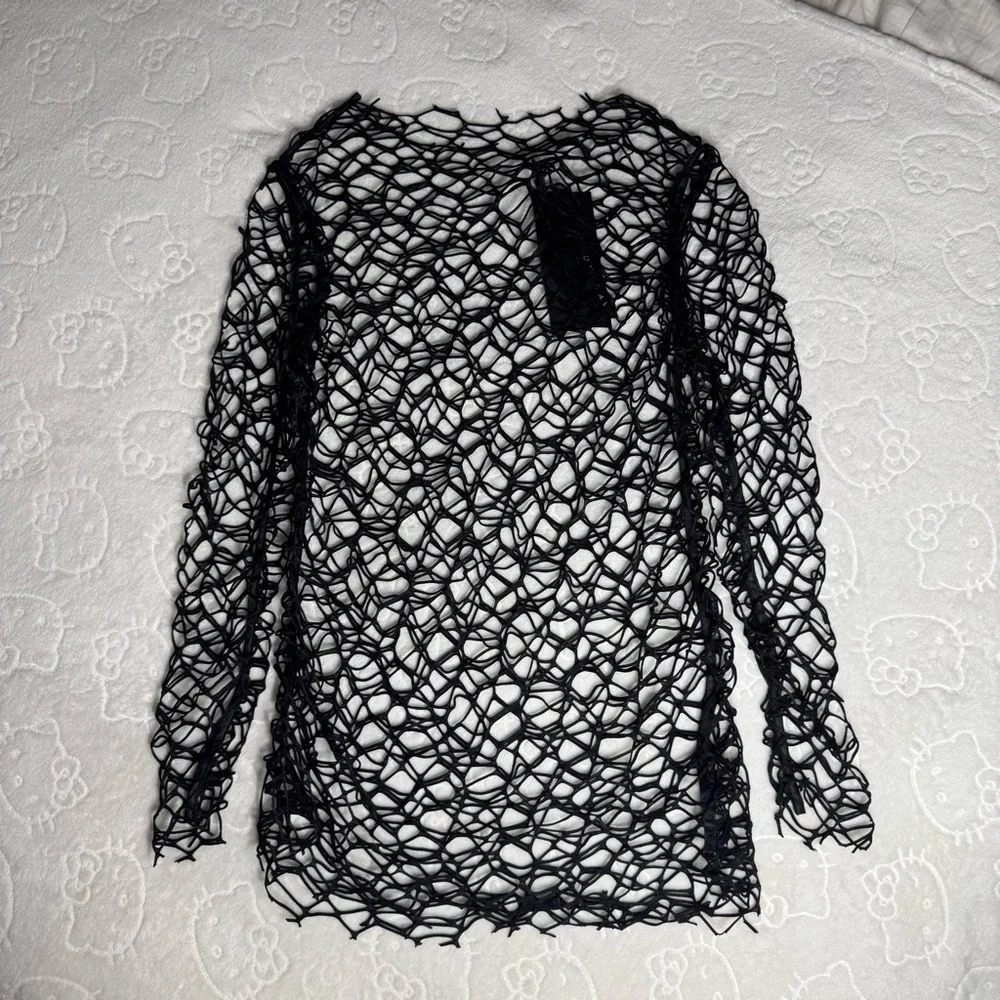 Punk Rave Fishnet Top - Picture 10 of 12